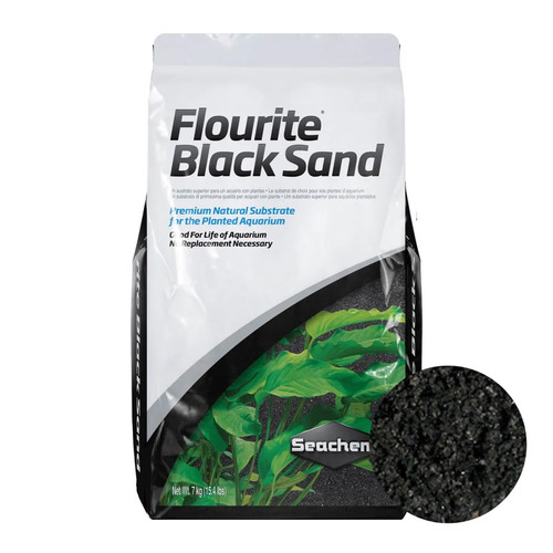 Seachem flourite black - black, sand